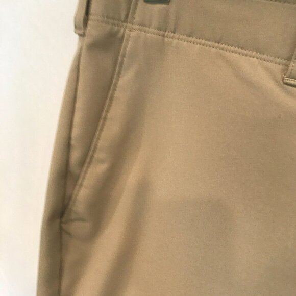 Ben Hogan Men's Flat Front Bermuda Golf Shorts Sz 40 in Khaki Tan Activewear - Picture 5 of 14